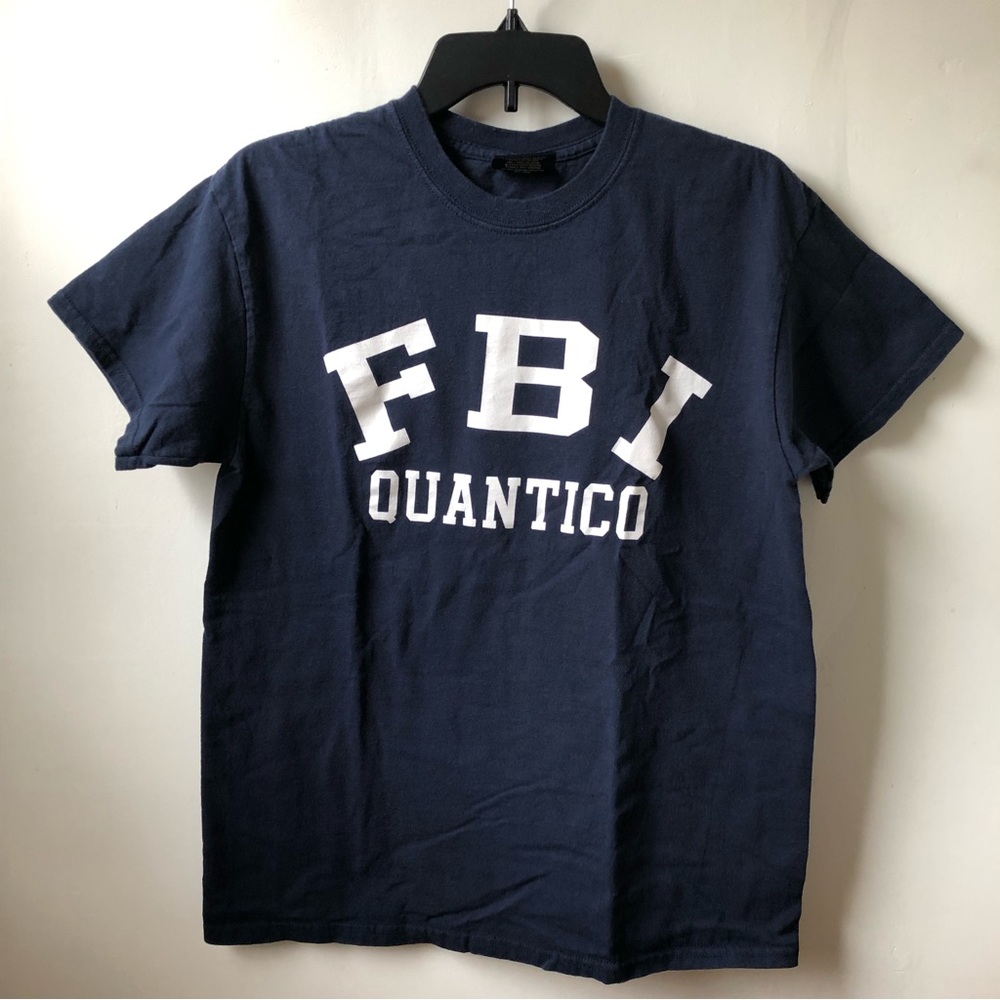 FBI Quantico Navy Blue Shirt size Medium